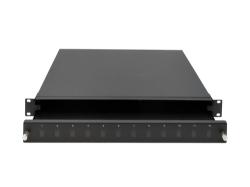 1U Patch Panel 12 Port LC Duplex resmi