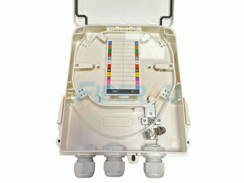 Picture of Wall Mount Termination Box 8 LC Duplex Outdoor