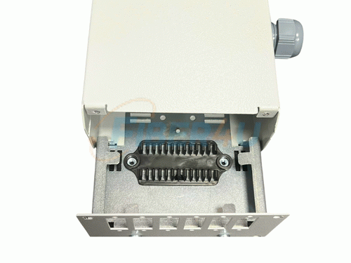 Picture of DIN Rail Termination Box 6 LC Quad