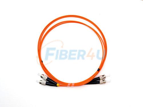 FC-ST OM1 MM Duplex PatchCord Side