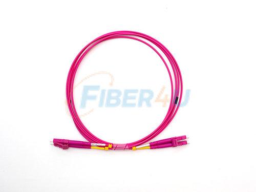 LC-LC OM4 MM Duplex PatchCord Front