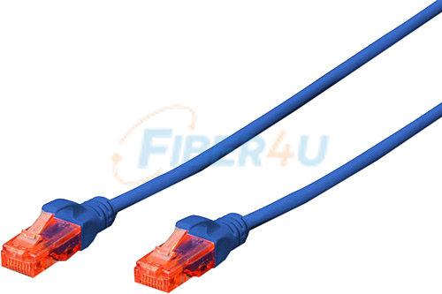 CAT6 U-UTP Ethernet Kablosu Mavi 2 Metre resmi