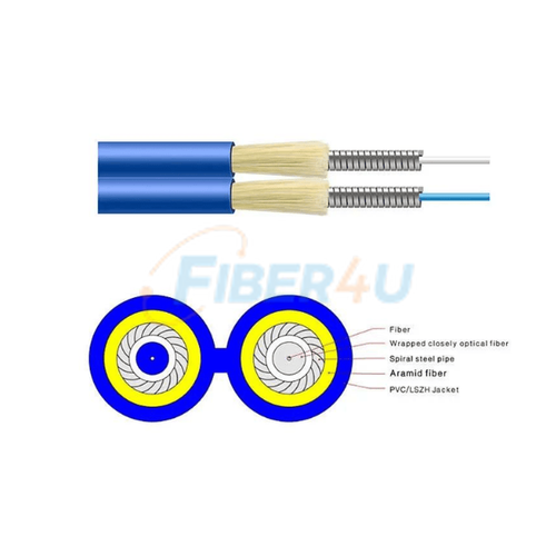 Zırhlı LC-ST OM3 MM Duplex PatchCord resmi