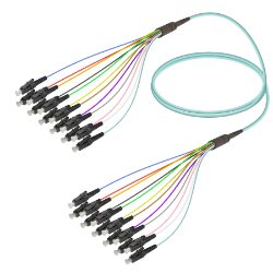 Fanout Kablo LC/UPC-LC/UPC 12 Fiber MM OM3  resmi