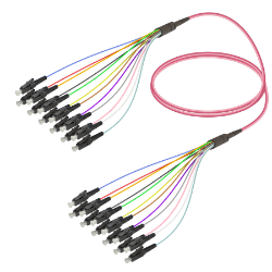 Fanout Kablo LC/UPC-LC/UPC 12 Fiber MM OM4  resmi