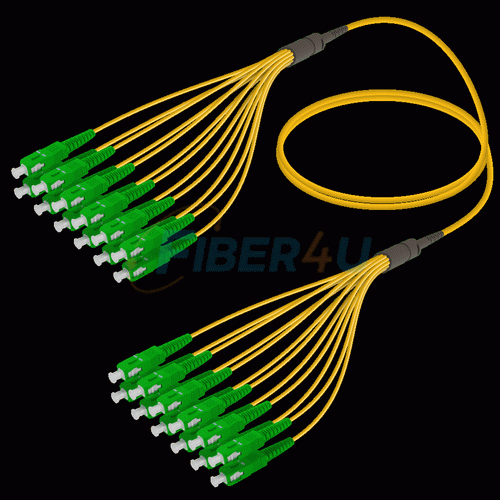 Fanout Kablo SC/APC-SC/APC 12 SM  resmi