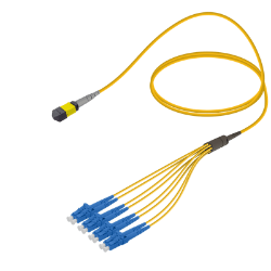 MPO Fiber Kablo Female-LC/UPC Base-8 SM  resmi