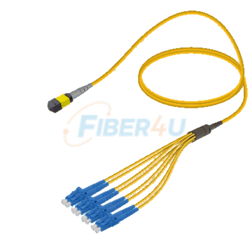 Picture of MPO Fiber Kablo Female-LC/UPC Base-8 SM 