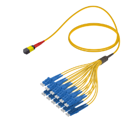 MPO Fiber Kablo Female-LC/UPC Base-24 SM  resmi