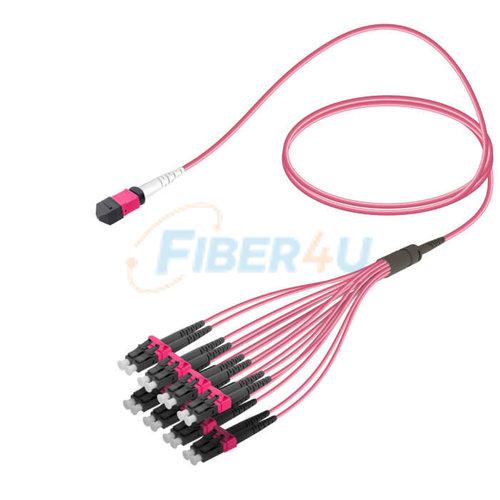 MPO Fiber Kablo Female-LC/UPC Base-16 MM OM4  resmi