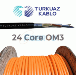 Picture of 24 Core Fiber Optik Kablo Multi Mode OM3 Çok Tüplü