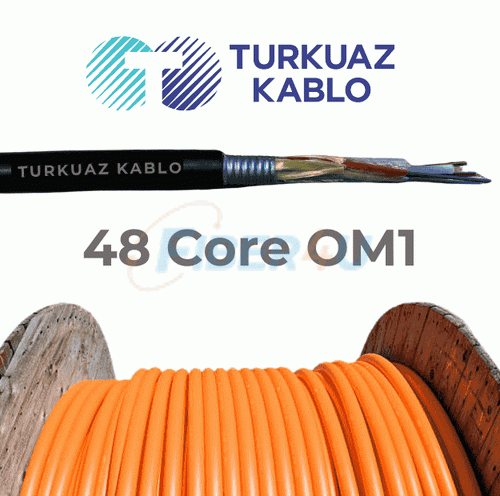 Picture of 48 Core Fiber Optik Kablo Multi Mode OM1 