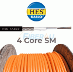 4 Core Fiber Optik Kablo Single Mode  resmi