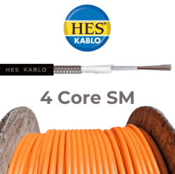 4 Core Fiber Optik Kablo Single Mode  resmi