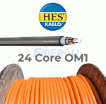 24 Core Fiber Optik Kablo OM1 MM Çok Tüplü resmi
