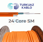 Picture of Askı Telli 24 Core Fiber Kablo SM Çok Tüp