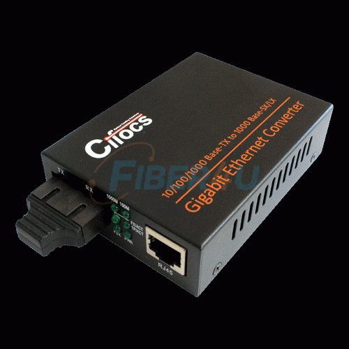 Media Converter 10/100/1000M MM 0.5km resmi