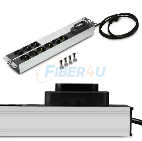 Picture of 9xDIN49440 2U Power Strip (Horizontal)
