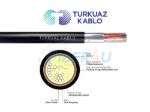 TURKUAZ Gömülebilen Zırhsız Telefon Kablosu resmi