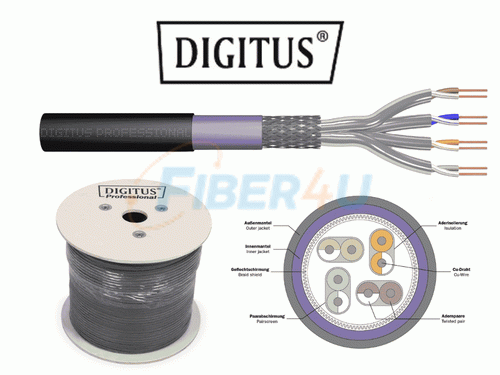DIGITUS CAT7 S-FTP Data Kablo Dış Ortam resmi