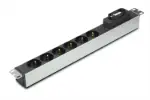 PDU Rack Priz – 6xSchuko Otomatik Sigortalı resmi
