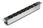 PDU Rack Priz – 6xSchuko Parafudrlu resmi