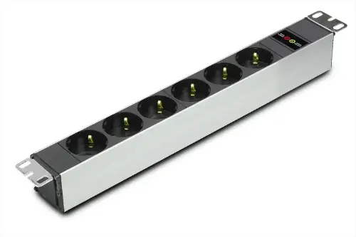 PDU Rack Priz – 6xSchuko Parafudrlu resmi