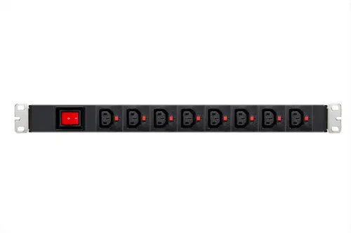 Picture of PDU Rack Priz – 8xC13 Anahtarlı & Kilitli