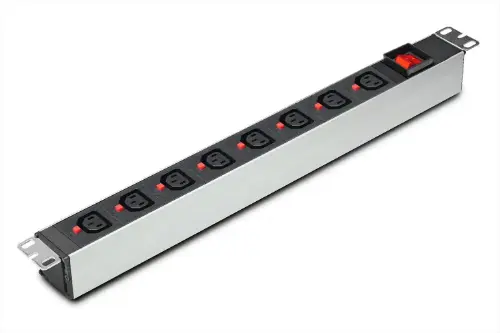Picture of PDU Rack Priz – 8xC13 Anahtarlı & Kilitli