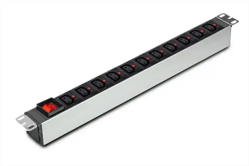 PDU Rack Priz – 8xC13 Anahtarlı & Kilitli resmi