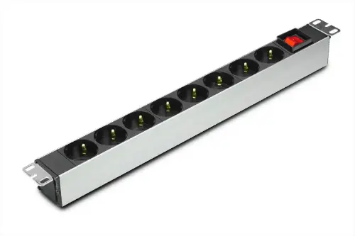 PDU Rack Priz – 8xSchuko Anahtarlı resmi