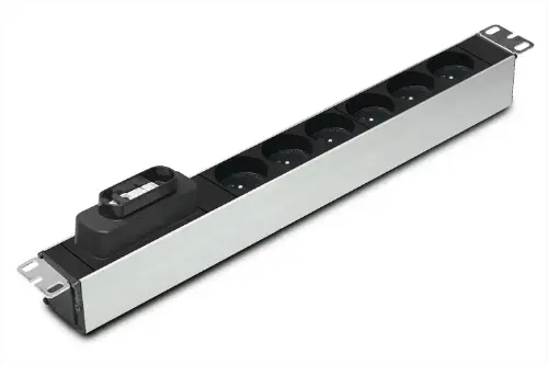 PDU Rack Priz – 6xUPS Otomatik Sigortalı resmi