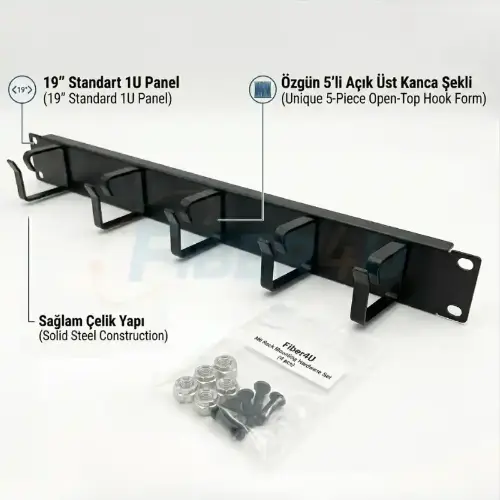 Picture of 1U Ring Cable Organizer