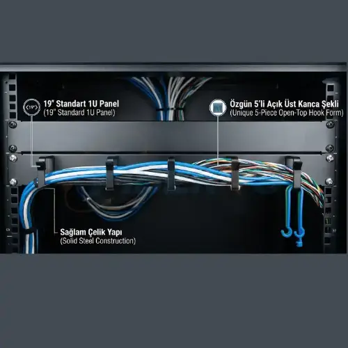 Picture of 1U Ring Cable Organizer