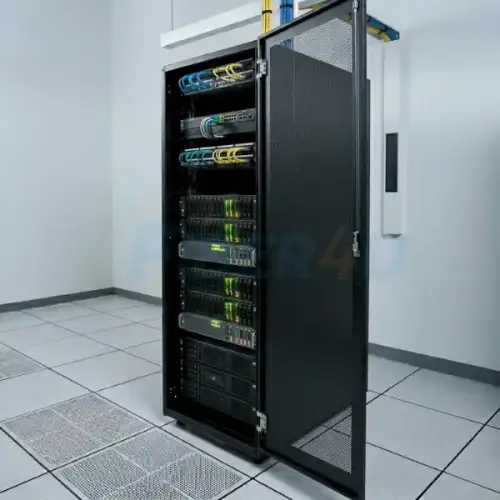 42U 600x1000 Server Kabini Siyah  resmi
