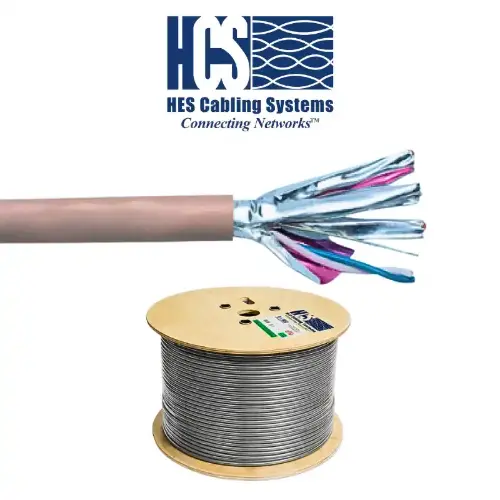HCS 4x2x23# U/FTP CAT 6 LS0H Gri resmi