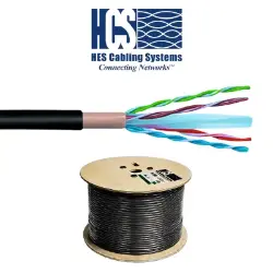 HCS 4x2x23# U/UTP CAT 6 Harici PE Siyah resmi