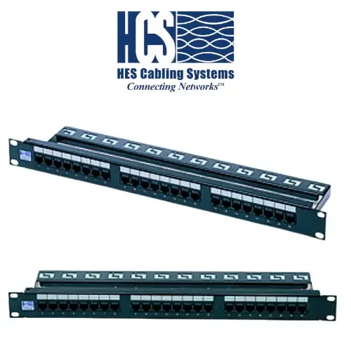 24 port RJ 45 UTP CAT 6E 19’’ Patch Panel resmi
