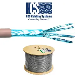4x2x23# F/FTP CAT 6A LS0H Gri resmi
