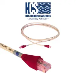 4x2x24# U/UTP CAT 6 LS0H Patch Cord Gri resmi