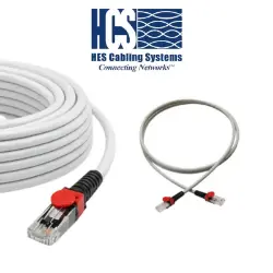 4x2x24# U/UTP CAT 6 LS0H Patch Cord Gri resmi