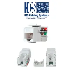 8P8C RJ-45 UTP Kategori 6A Keystone Jack resmi