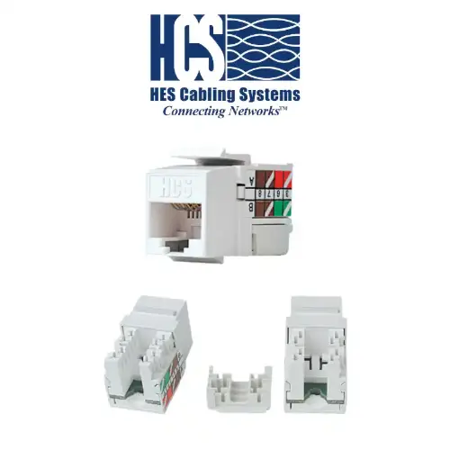 8P8C RJ-45 UTP Kategori 6A Keystone Jack resmi